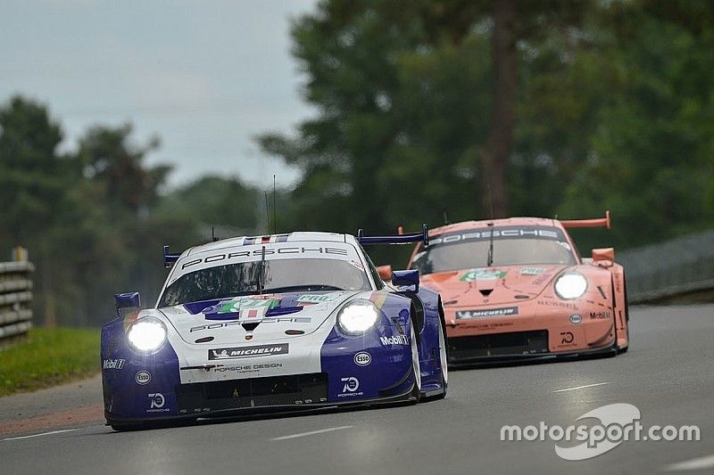 #91 Porsche GT Team Porsche 911 RSR: Richard Lietz, Gianmaria Bruni, Frédéric Makowiecki, #92 Porsche GT Team Porsche 911 RSR: Michael Christensen, Kevin Estre, Laurens Vanthoor