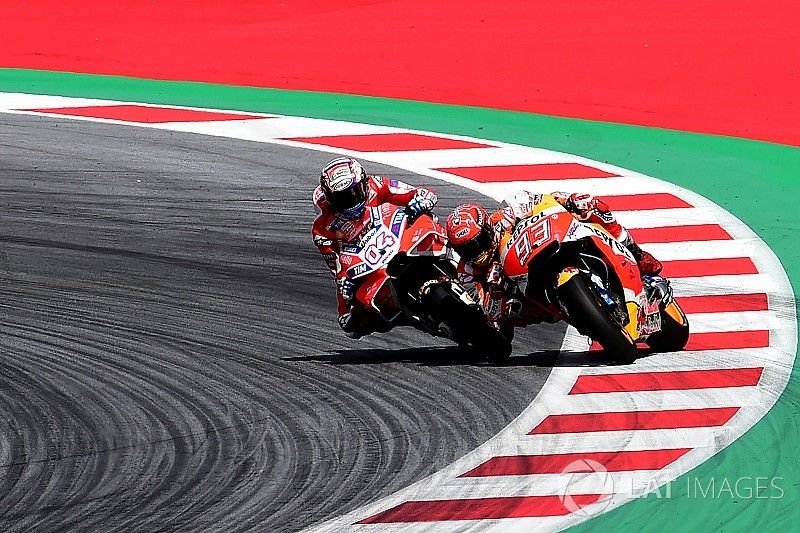 Andrea Dovizioso, Ducati Team, Marc Marquez, Repsol Honda Team