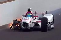 VÍDEO: Bourdais sofre acidente assustador em Indianápolis