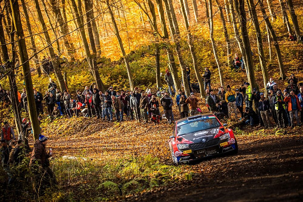 Andreas Mikkelsen, Ola Fl&oslash;ene, Skoda Fabia R5 evo