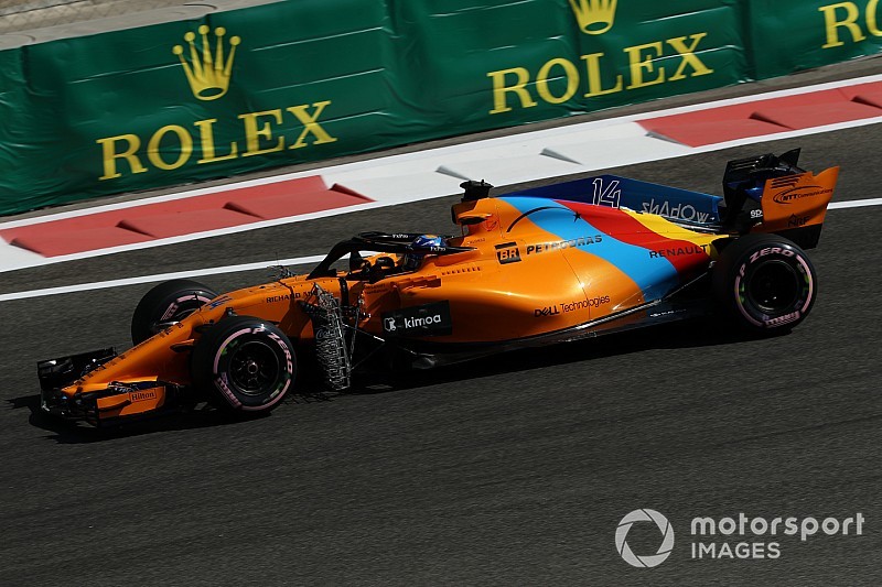 Der Alonso-McLaren in Abu Dhabi