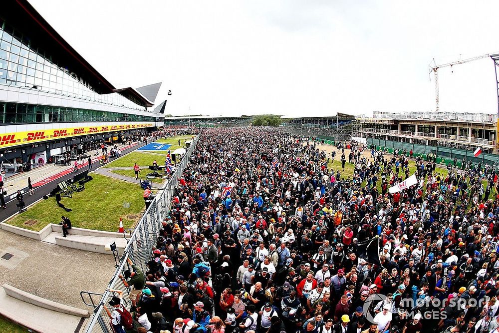 Fans at Silverstone