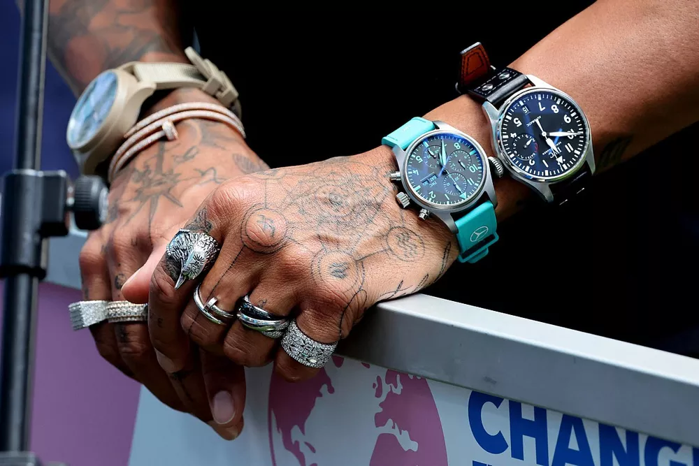 Jewellery of Lewis Hamilton, Mercedes-AMG  

