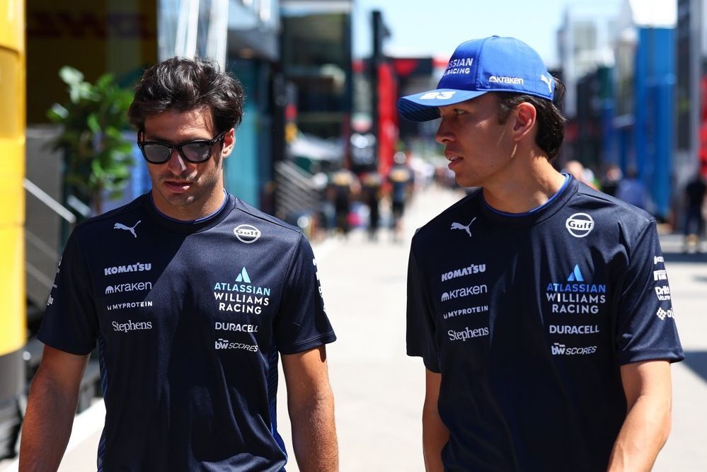 Carlos Sainz, Williams, Alexander Albon, Williams