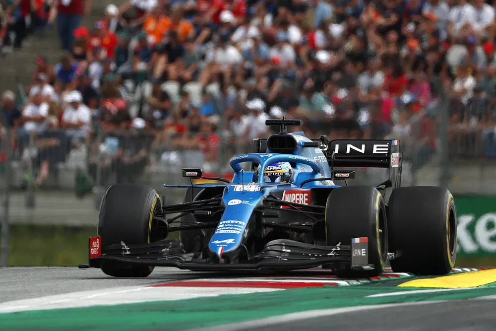 Fernando Alonso, Alpine A521

