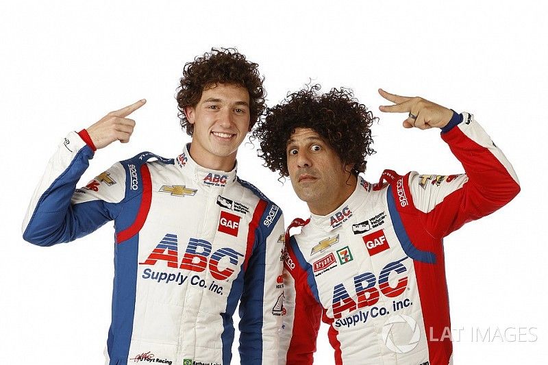 Matheus Leist and Tony Kanaan, A.J_Foyt