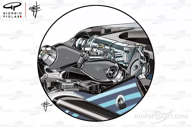 Mercedes W09, damper