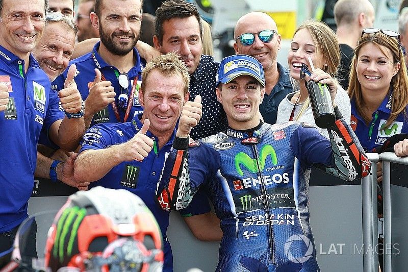 Ganador de la pole Maverick Viñales, Yamaha Factory Racing