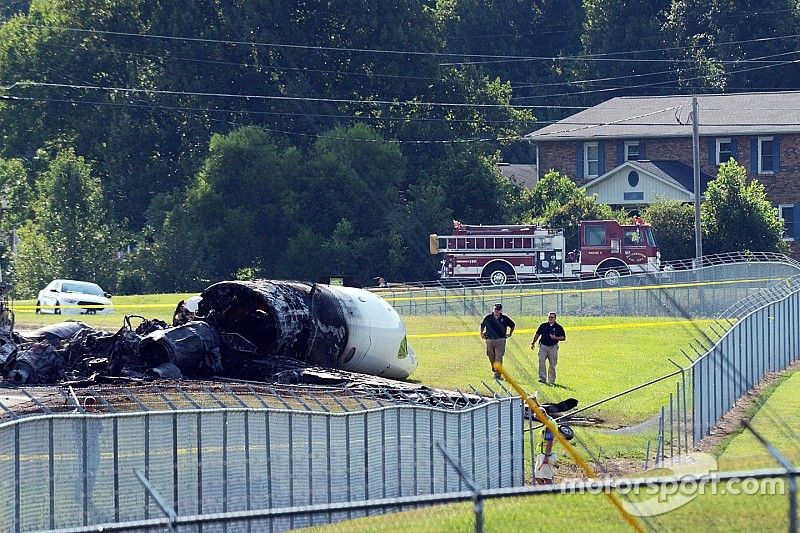 Dale Earnhardt Jr. plane crash wreckage