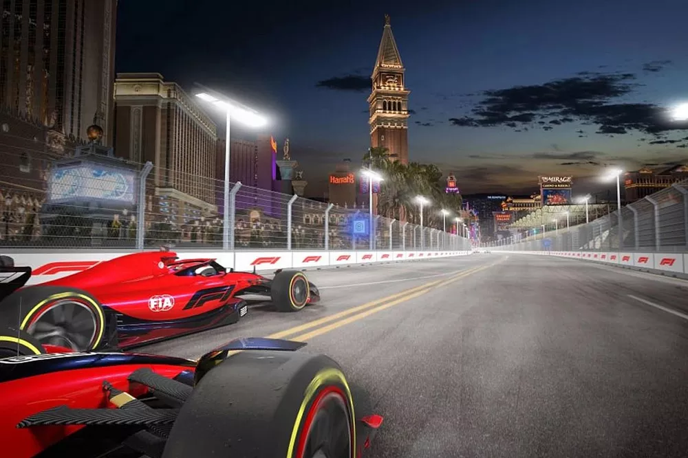 Las Vegas track action