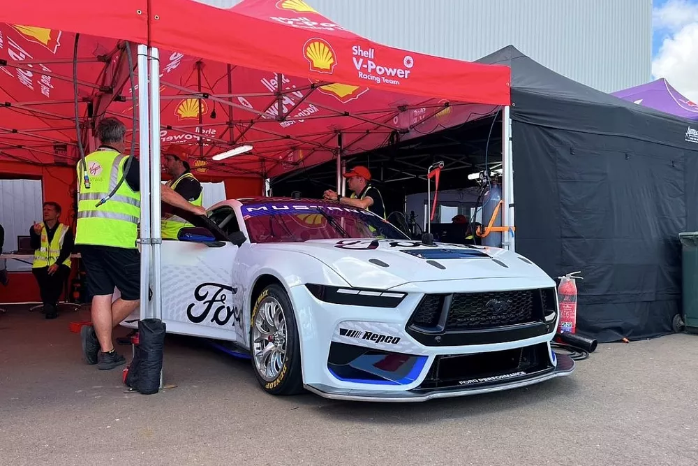 Supercars VCAT testing at Wellcamp Airport