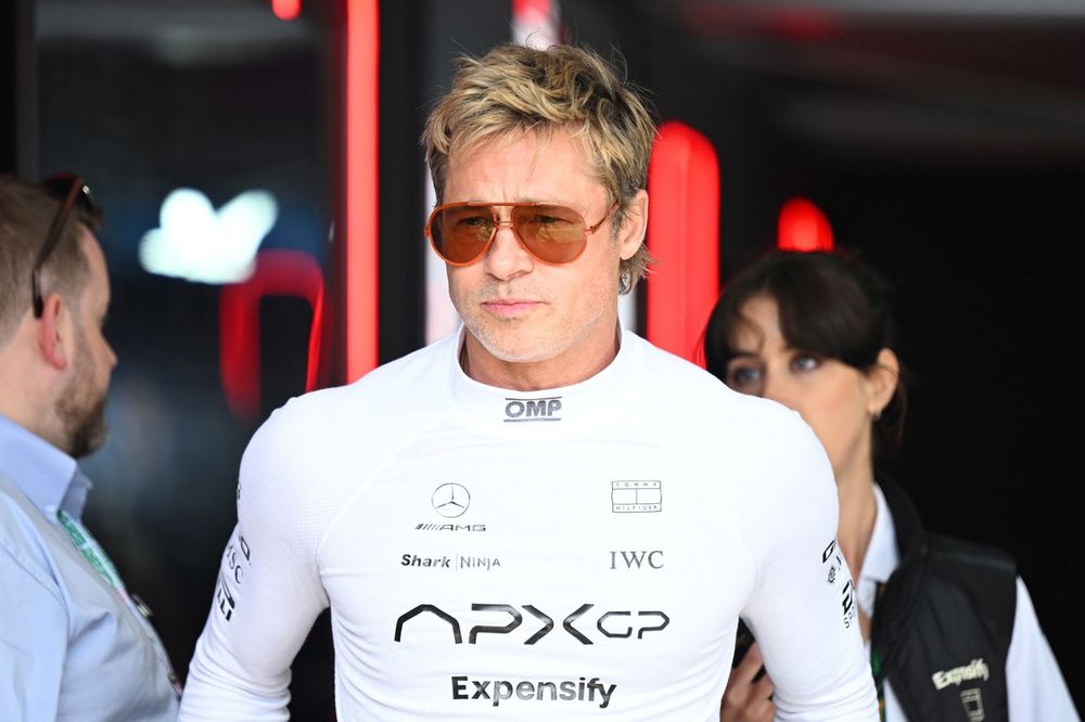 El actor Brad Pitt durante el rodaje de una próxima película