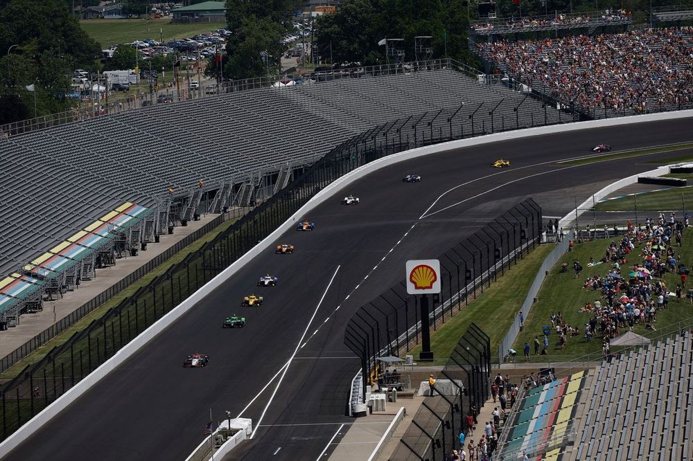 Will Power, Team Penske Chevrolet, Rinus VeeKay, Ed Carpenter Racing Chevrolet, Alex Palou, Chip Ganassi Racing Honda