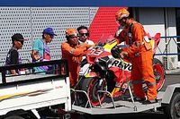 Márquez, tras otra caída en Indonesia: "Una más, pero ya se acaba"