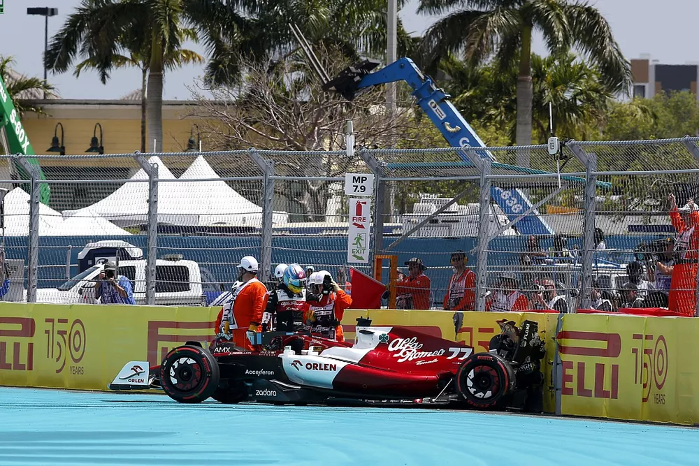 Valtteri Bottas, Alfa Romeo C42 apr&egrave;s sa sortie