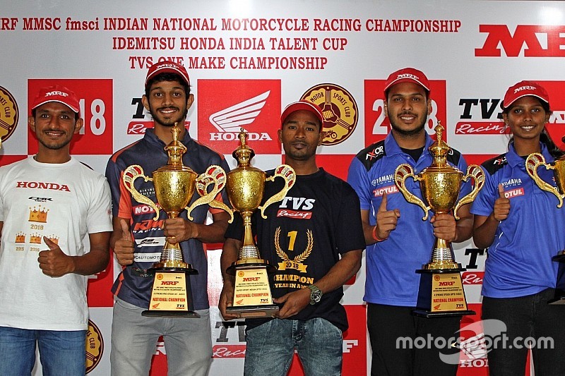 Chennai National Motorcycle: TVS rider Jagan secures seventh title