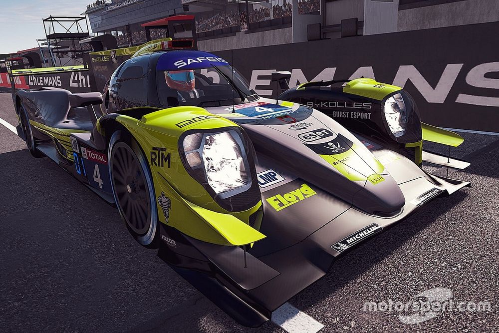 #4 Bykolles - Burst Esport Oreca 07 LMP2: Tom Dillmann, Esteban Guerrieri, Jernej Simoncic, Jesper Pedersen