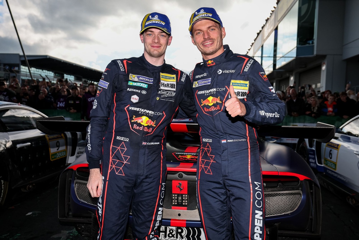 Max Verstappen carries the 