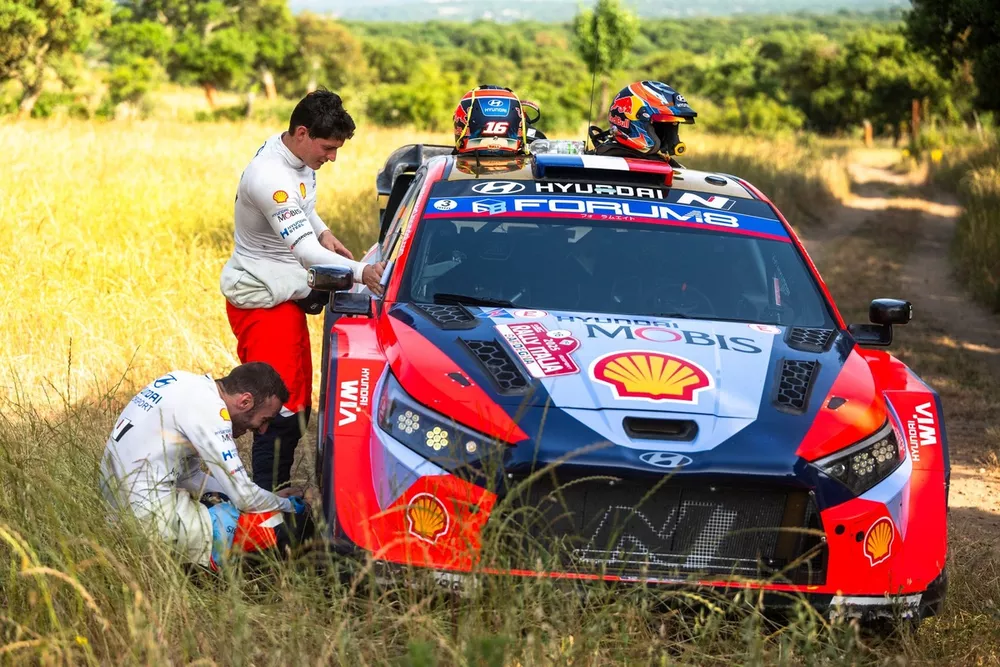 Adrien Fourmaux, Alexandre Coria, Hyundai World Rally Team Hyundai i20 N Rally1
