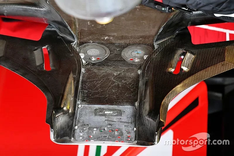 Ferrari SF70H bargeboard
