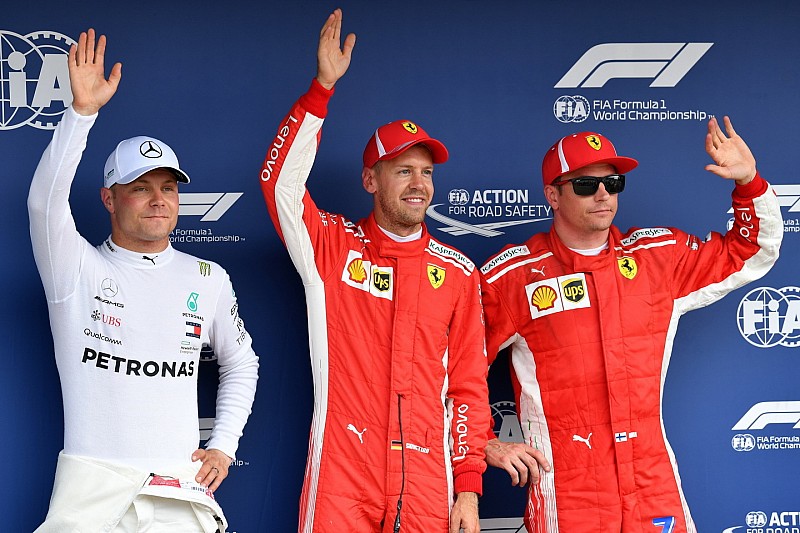 Starting grid F1 GP Jerman 2018