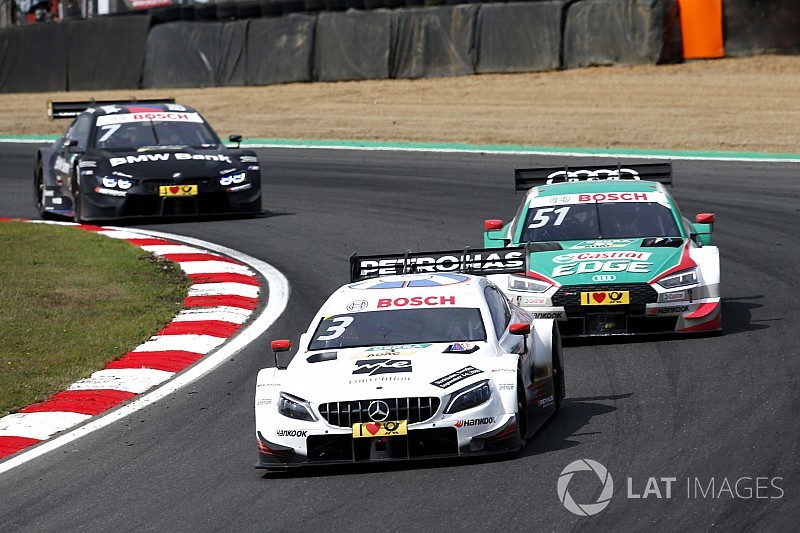 Ди Реста выиграл воскресную гонку DTM на «Брэндс-Хэтче»