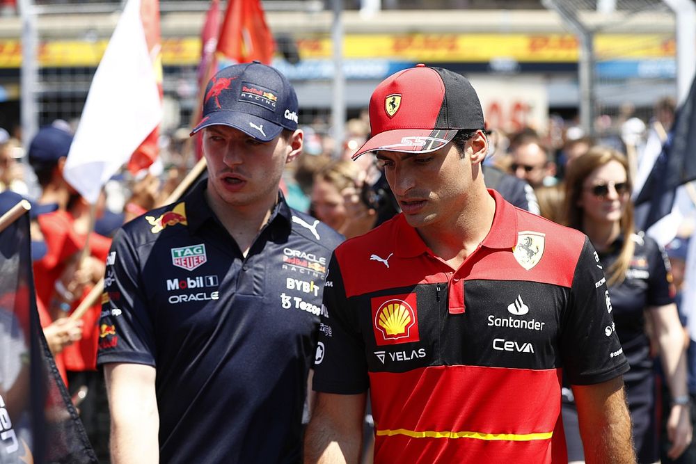 Max Verstappen, Red Bull Racing, Carlos Sainz, Ferrari 