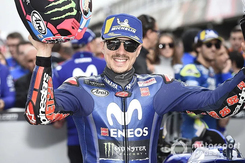 Le poleman Maverick Vi&ntilde;ales, Yamaha Factory Racing