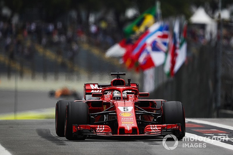 Vettel se lleva una reprimenda y una multa tras dañar el pesaje de Interlagos