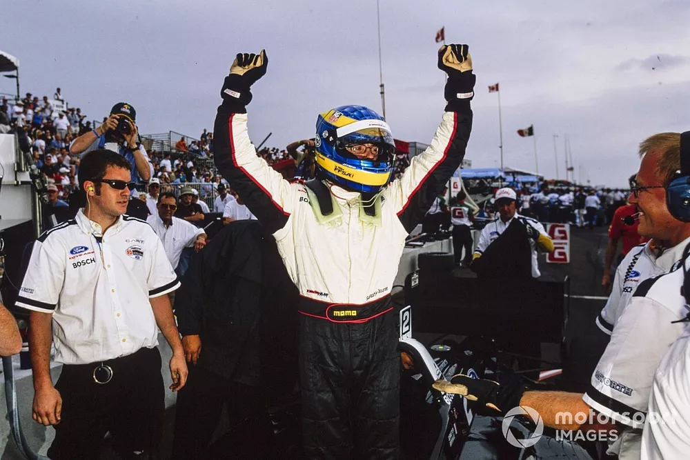 Pole sitter Sebastien Bourdais,  Newman/Haas