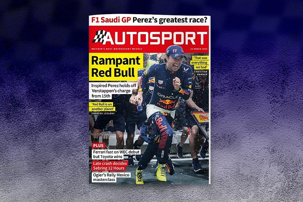 23 March Autosport magazine cover
