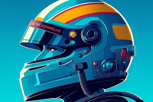 Fotos: los cascos de los pilotos de F1 generados por la IA