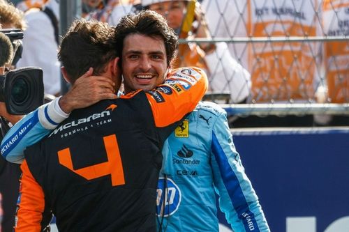 Sainz cree que Norris mereció la suerte para ganar por primera vez en F1
