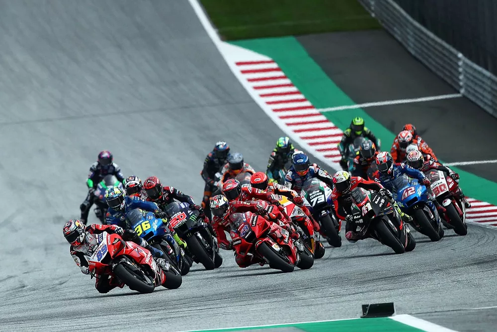 Jorge Martin, Pramac Racing leads at the race restart