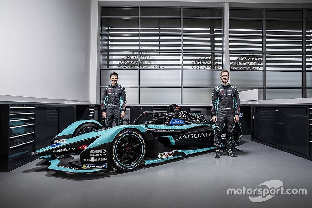 Mitch Evans y Sam Bird, Jaguar Racing, Jaguar I-Type 5