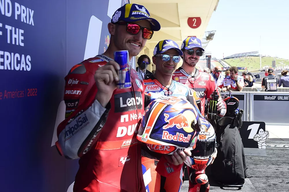 Jorge Martin, Pramac Racing, Francesco Bagnaia, Ducati Team, Jack Miller, Ducati Team