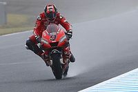 Petrucci le birla el mejor tiempo a M&aacute;rquez en un Motegi anegado por el agua 