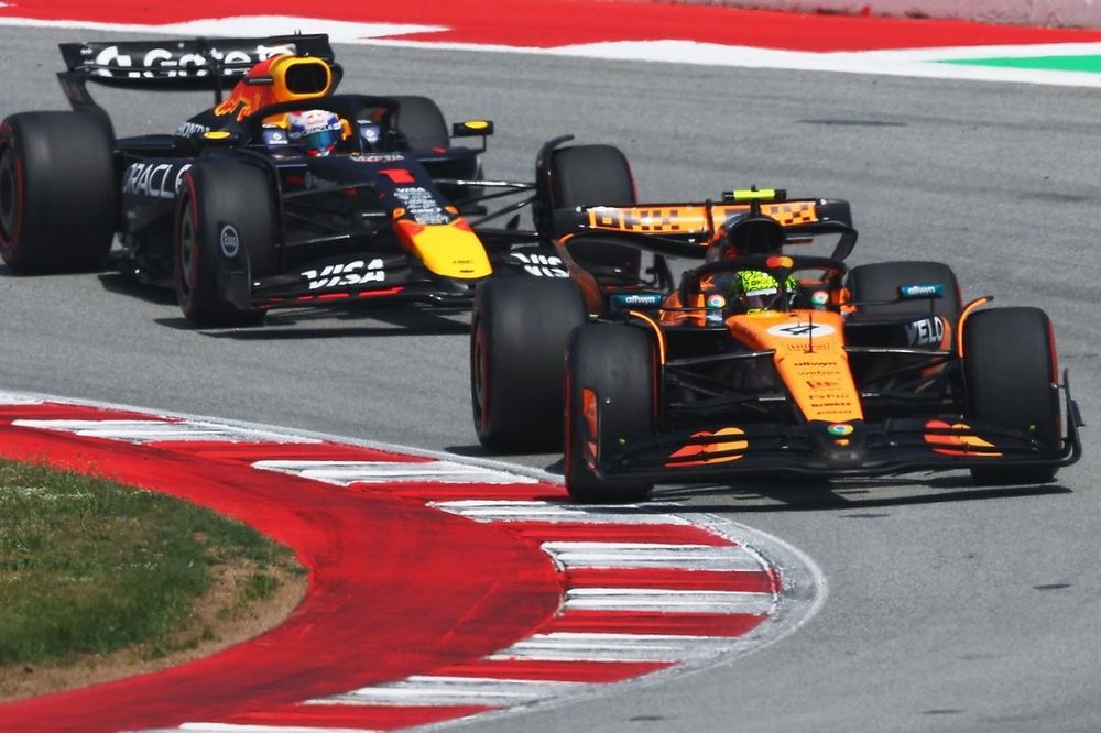 Lando Norris, McLaren, Max Verstappen, Red Bull Racing