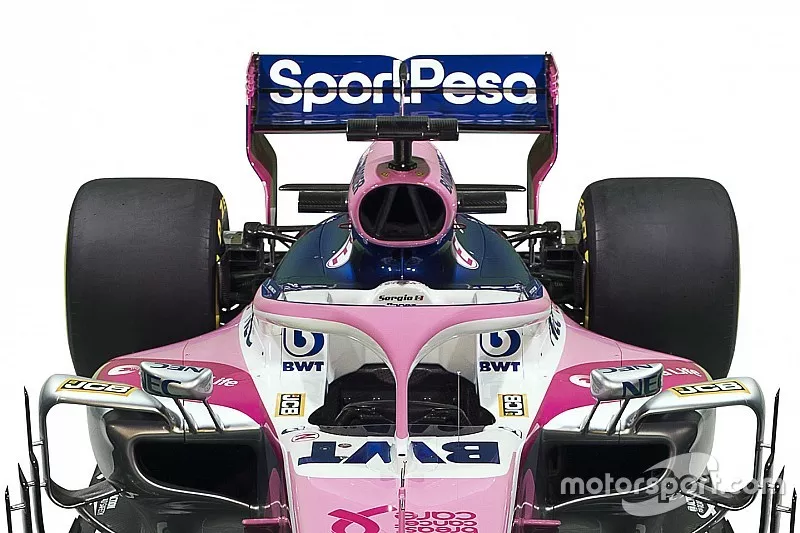 Racing Point livery detail