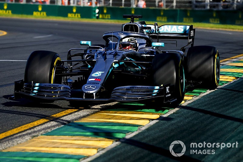 Hamilton aveva il fondo danneggiato della sua Mercedes già dai primi giri