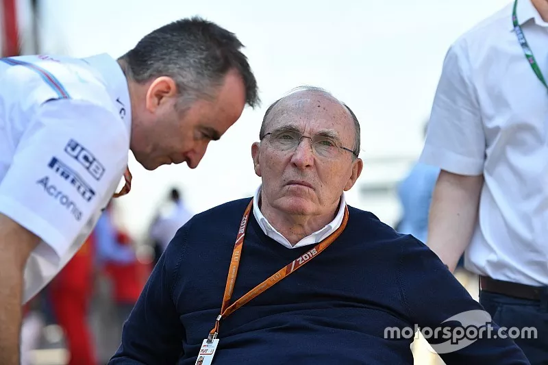 Paddy Lowe, Williams Shareholder and Technical Director and Frank Williams, Williams Team Owner