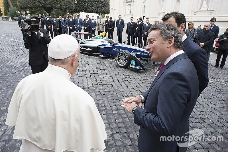 Pope Francis, Alejandro Agag, CEO, Formula E