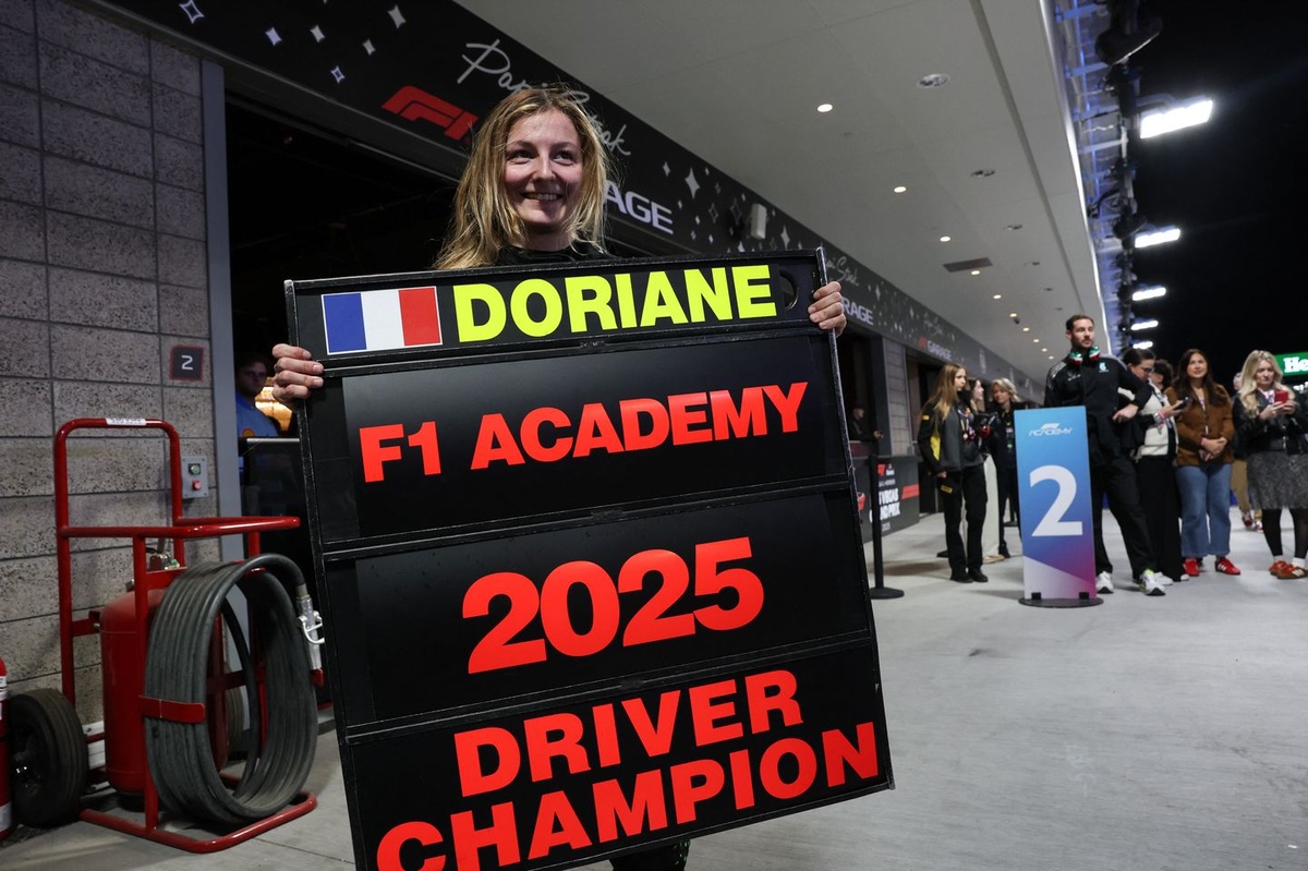 Doriane Pin sacrée championne de F1 Academy