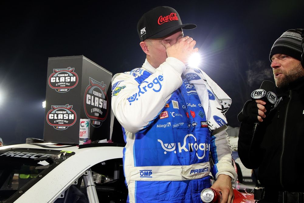 Clash winner Ryan Preece, RFK Racing Ford