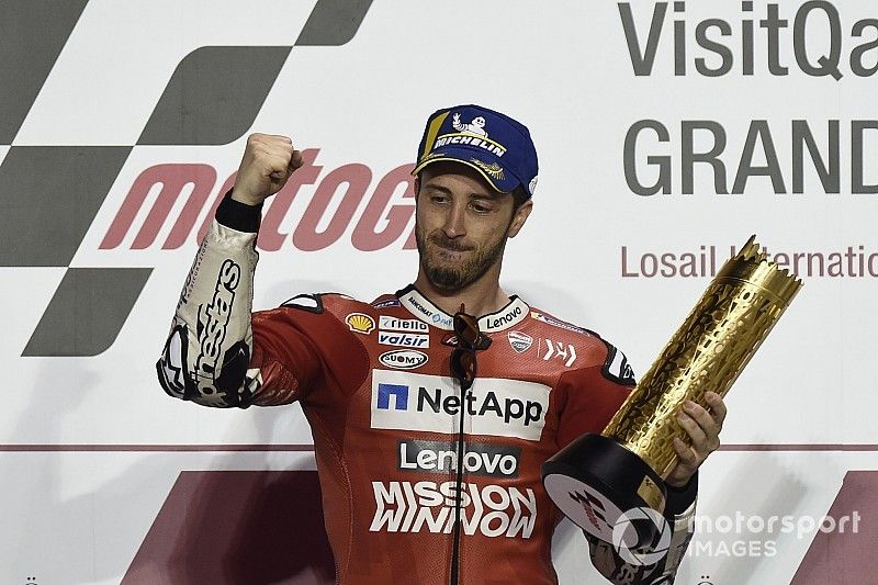 Podium: Andrea Dovizioso, Ducati Team