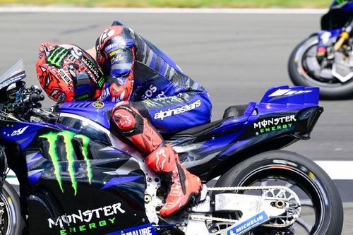 MotoGP: Quartararo desaba ao perder vitória fácil no Reino Unido: "Foi uma m****"
