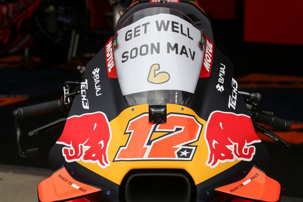 Messaggio per Maverick Vinales, Red Bull KTM Tech 3