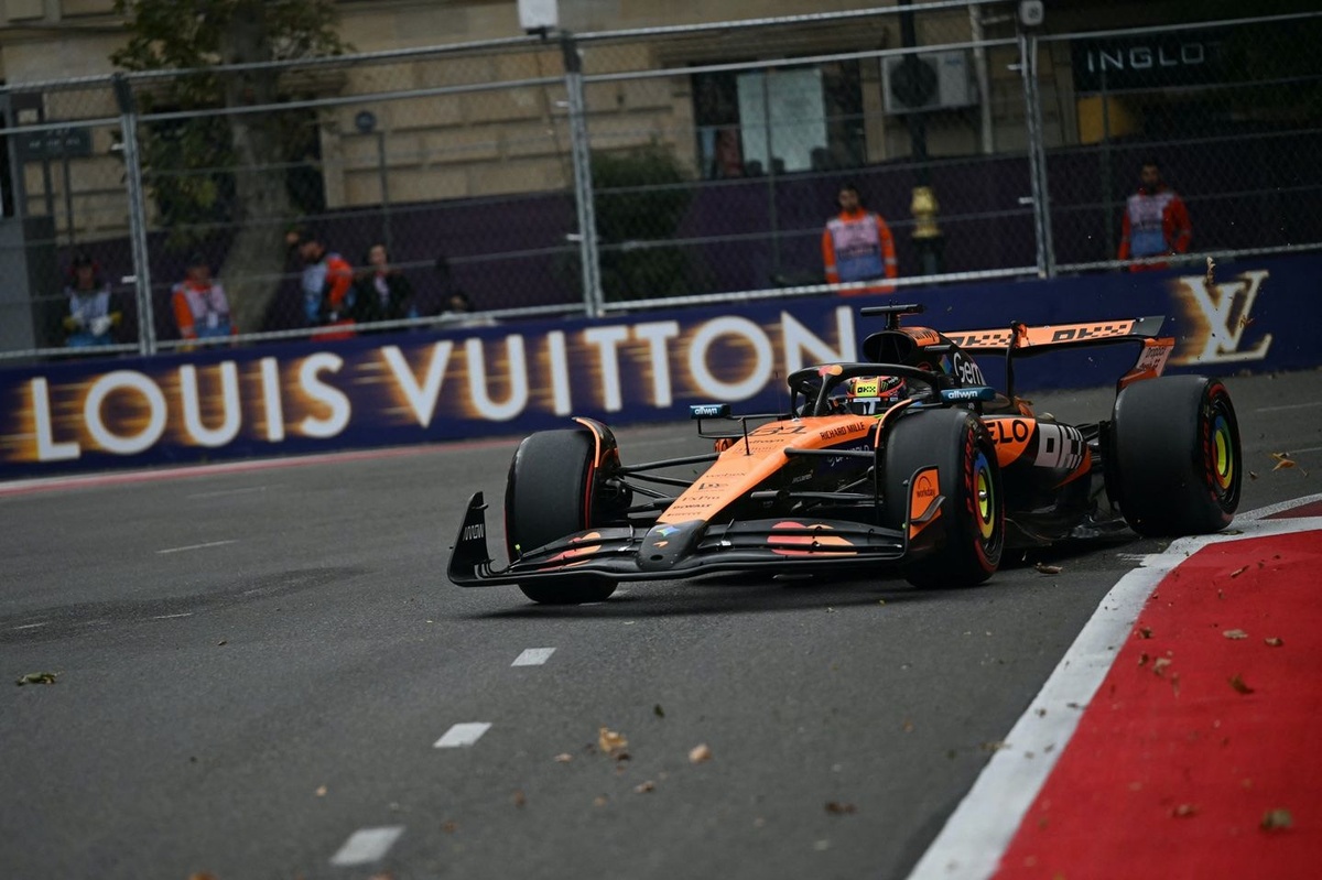 McLaren change le châssis de Piastri après son crash à Bakou