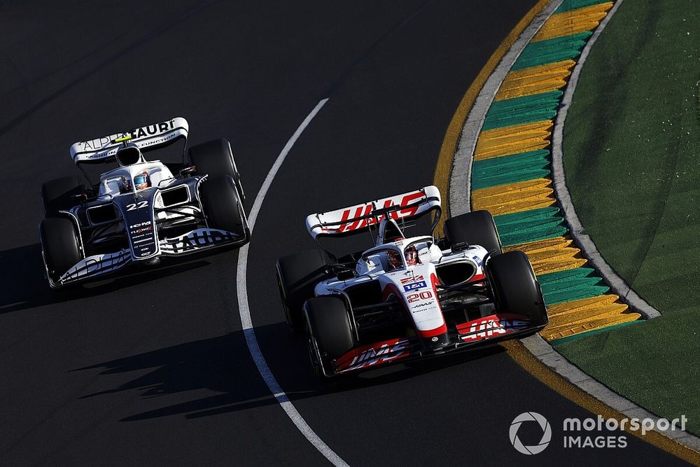 Kevin Magnussen, Haas VF-22, Yuki Tsunoda, AlphaTauri AT03