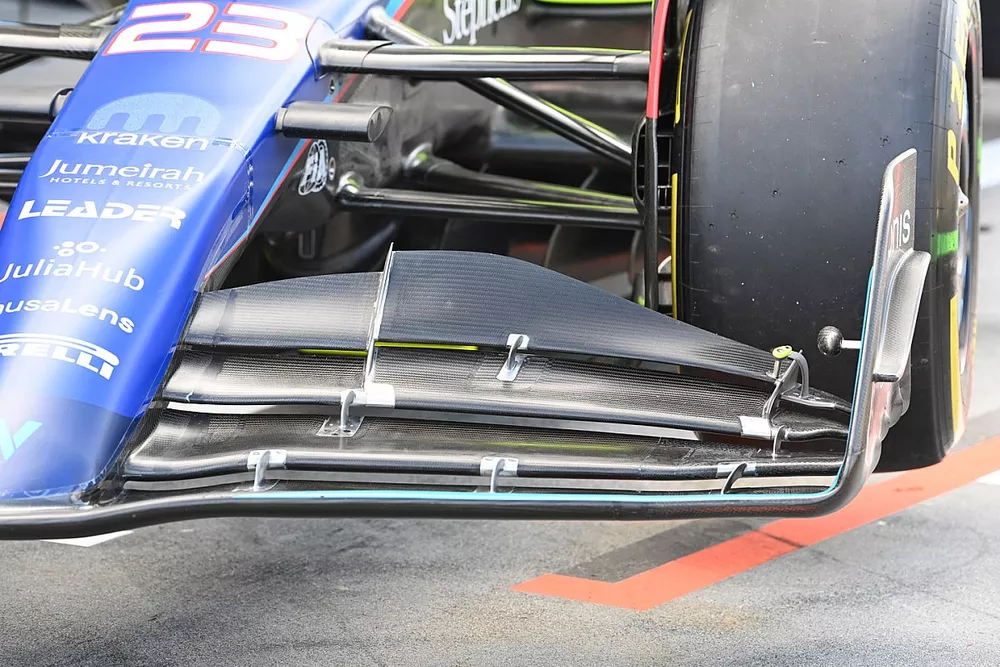 Williams FW45 dettaglio tecnico
